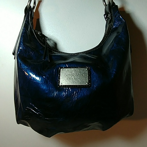 vera wang blue purse